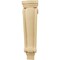 Ekena Millwork 6 1/4"W x 3"D x 22"H Large Traditional Pilaster Corbel, Alder CORW06X03X22PTAL - alternate 4